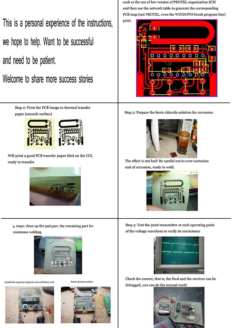 BCQLI 100 PCB Circuit Board Thermal Transfer Paper A4 size Transfer Paper DIY Circuit Board Special Paper - Image 5